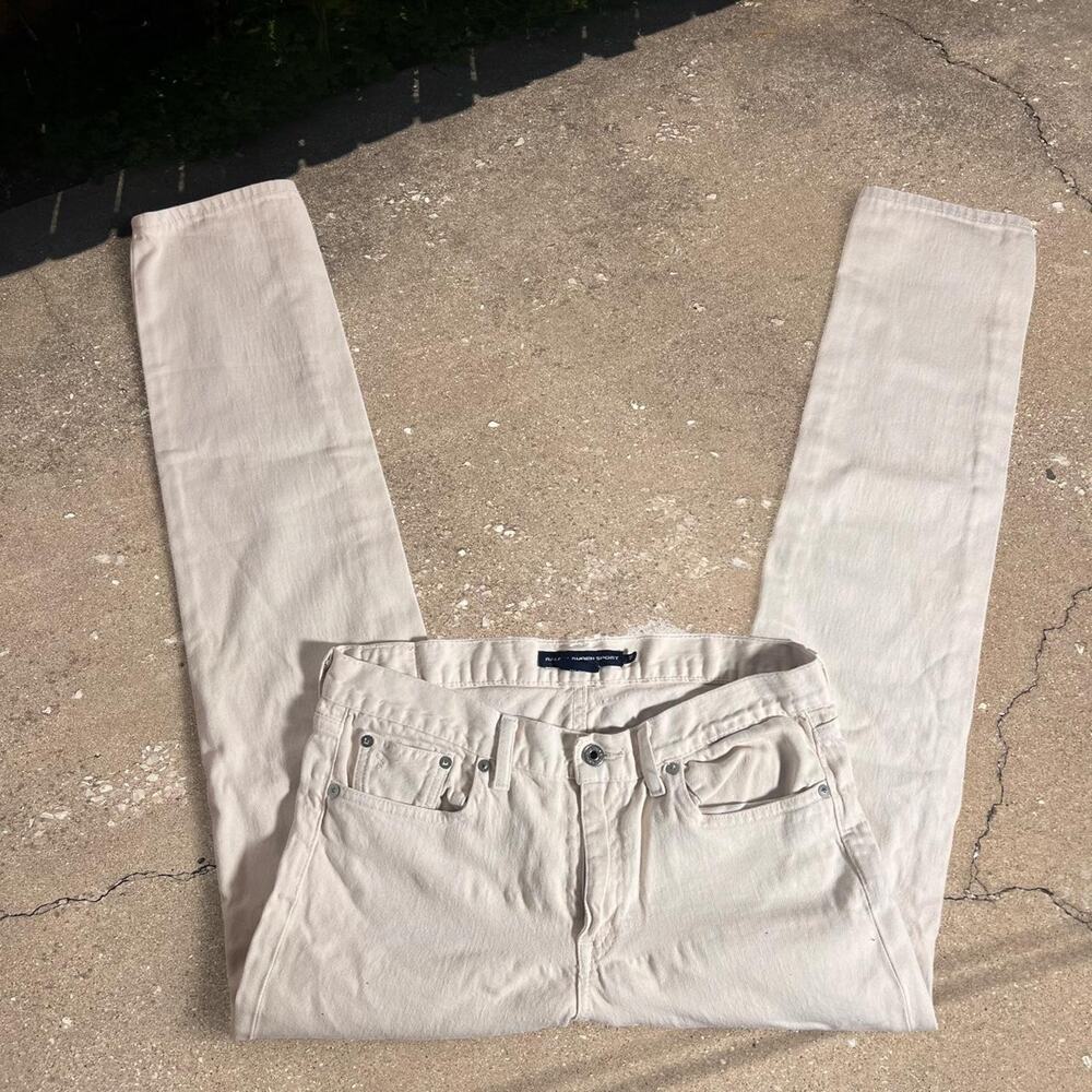 Ralph lauren white straight leg